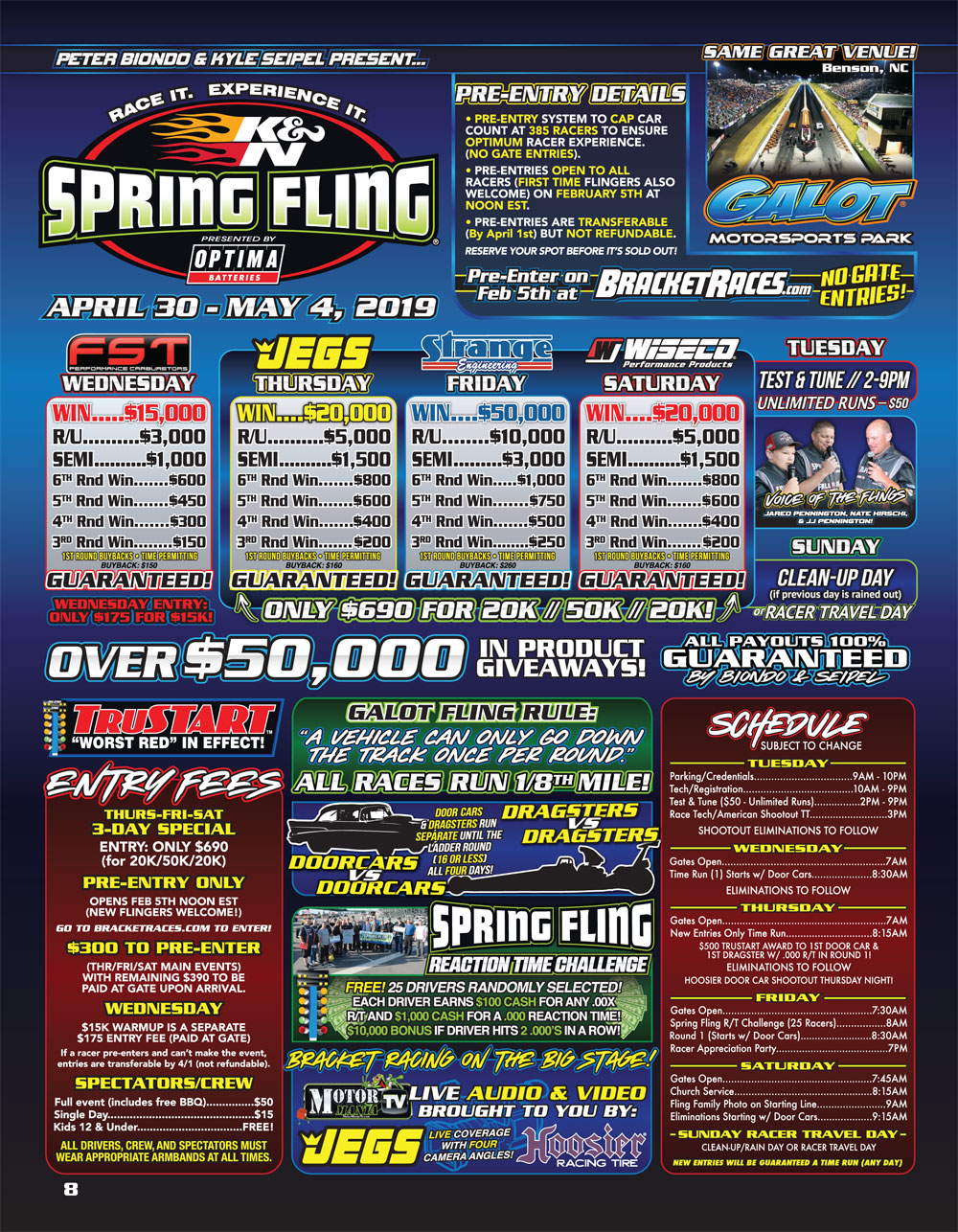 Bracket Races | Spring Fling Galot