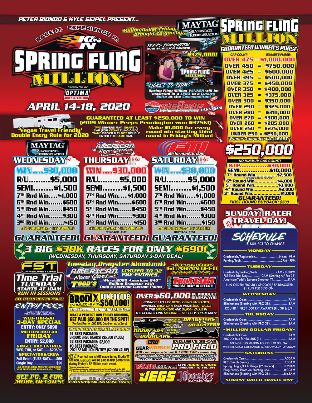 Bracket Races | Spring Fling Million in Las Vegas