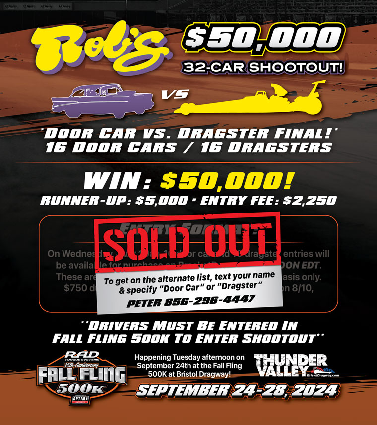 2024 Fall Fling Shootout is Sold Out